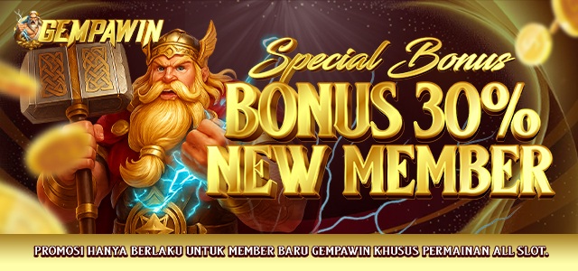 GEMPAWIN Bonus New Member 30%