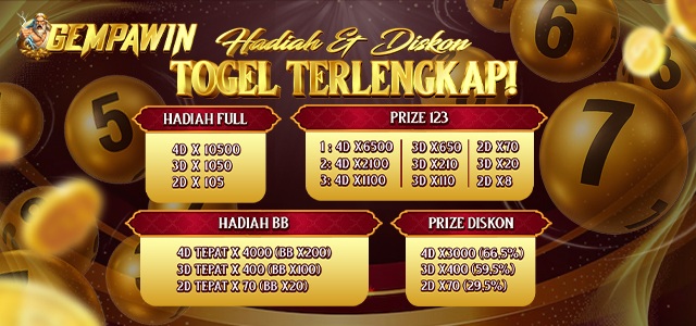 GEMPAWIN Hadiah & Diskon Togel