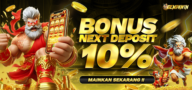 Bonus Next Deposit 10%